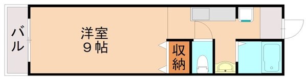 東中間駅 徒歩4分 1階の物件間取画像